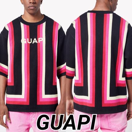 GUAPI ★ ニット Tシャツ GUAPI】ニット Tシャツ M 新品 在庫一掃SALE!!