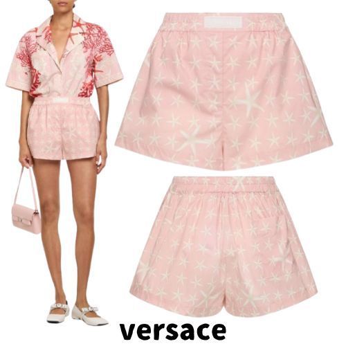 【versace】コットンハーフパンツ