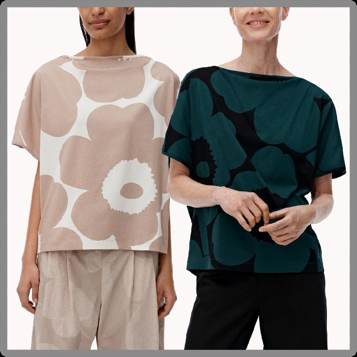 25SS■marimekko■Puhvi Unikko コットンジャージーTシャツ