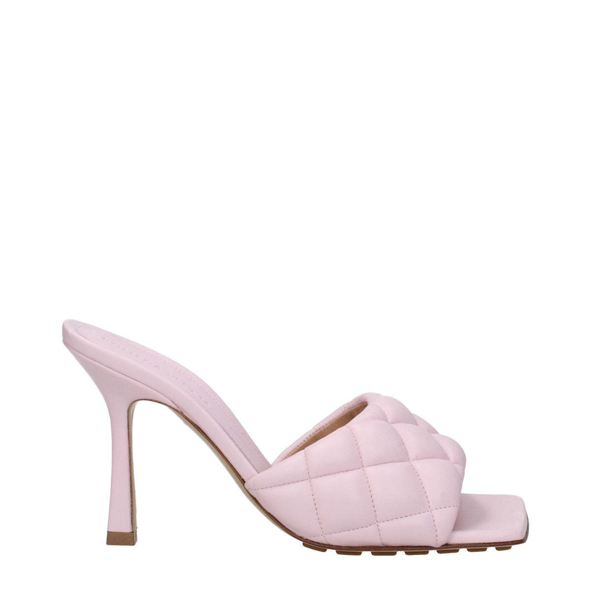 サンダル・ミュール BOTTEGA VENETA  Sandals Women Leather Pink/Cameo