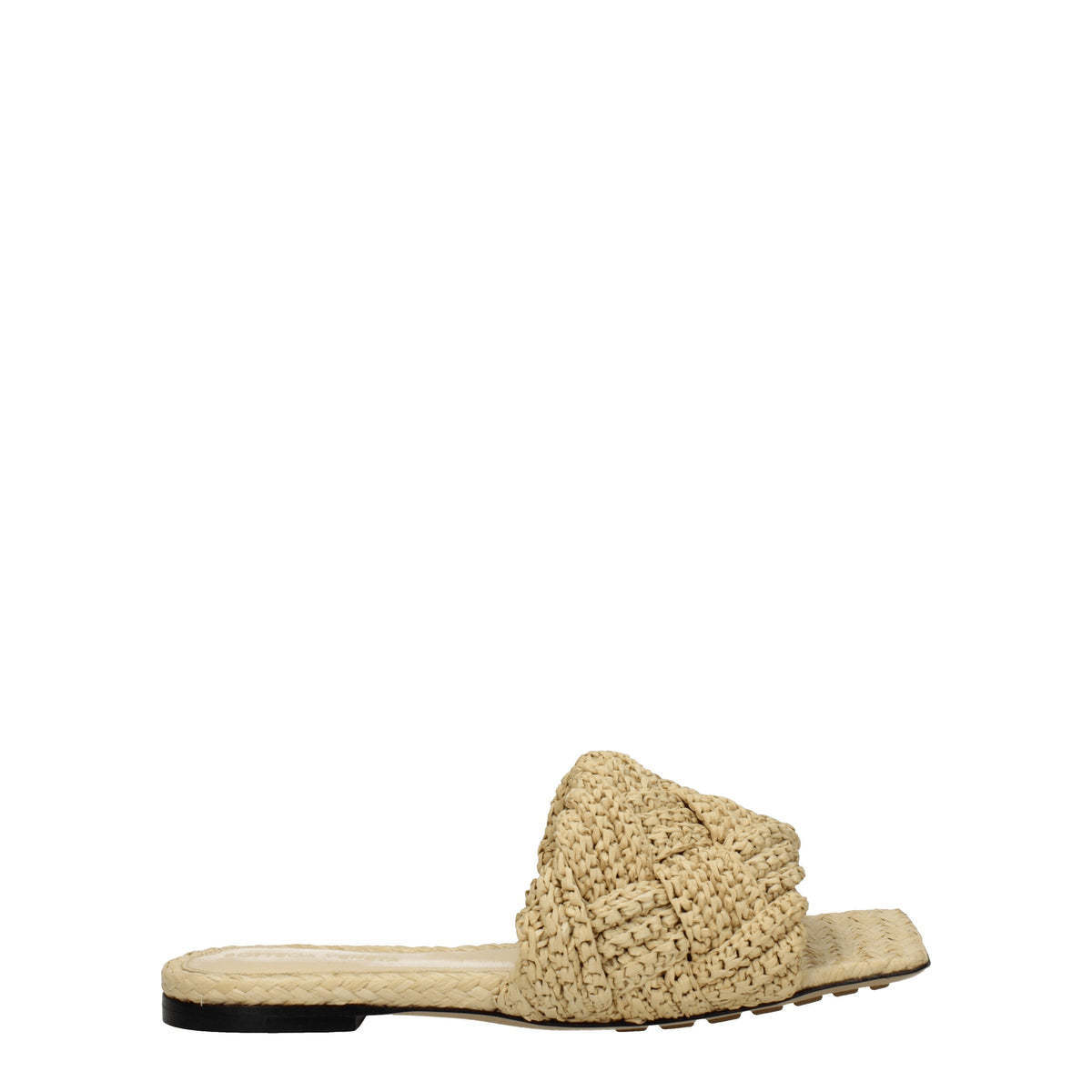 サンダル・ミュール BOTTEGA VENETA Slippers and Clogs Women Raffia Beige