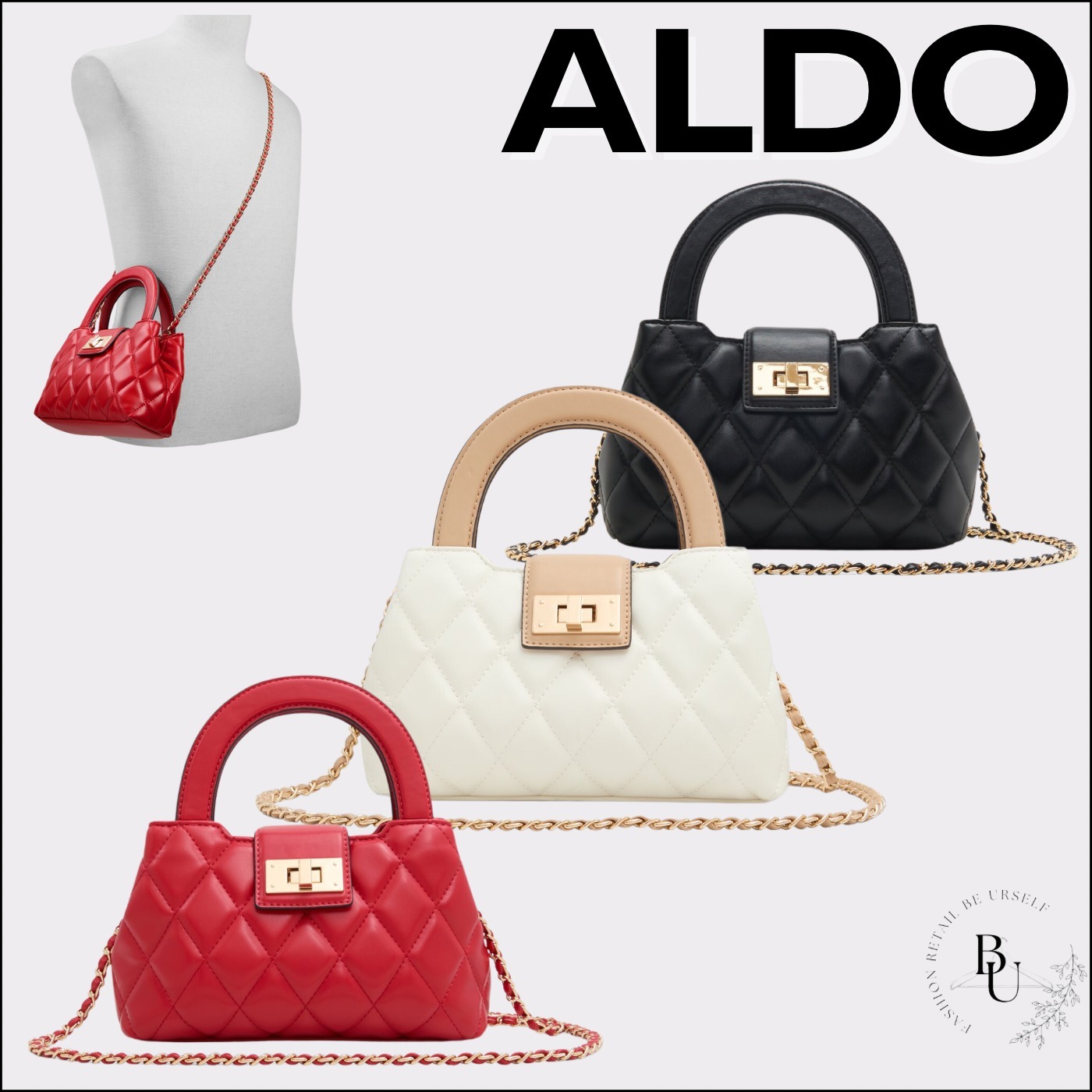 【ALDO】キルト ショルダー トップハンドルバッグ Ellianaax ALDO】キルト ショルダー トップハンドルバッグ Ellianaax (ALDO