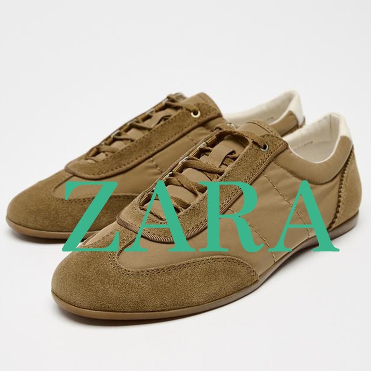 【ZARA】SOFT スニーカー ブラウン | 5208/510/105