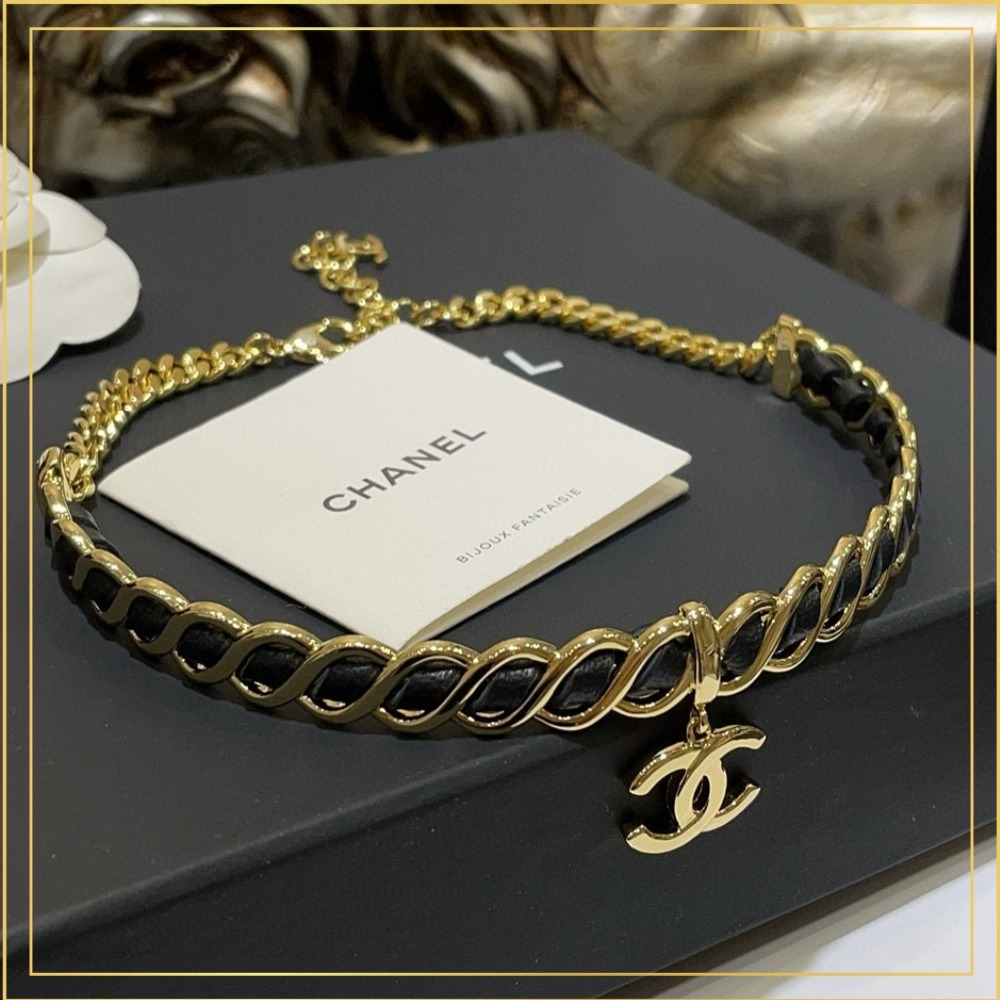 存在感抜群☆【CHANEL】 CCチャーム チョーカー