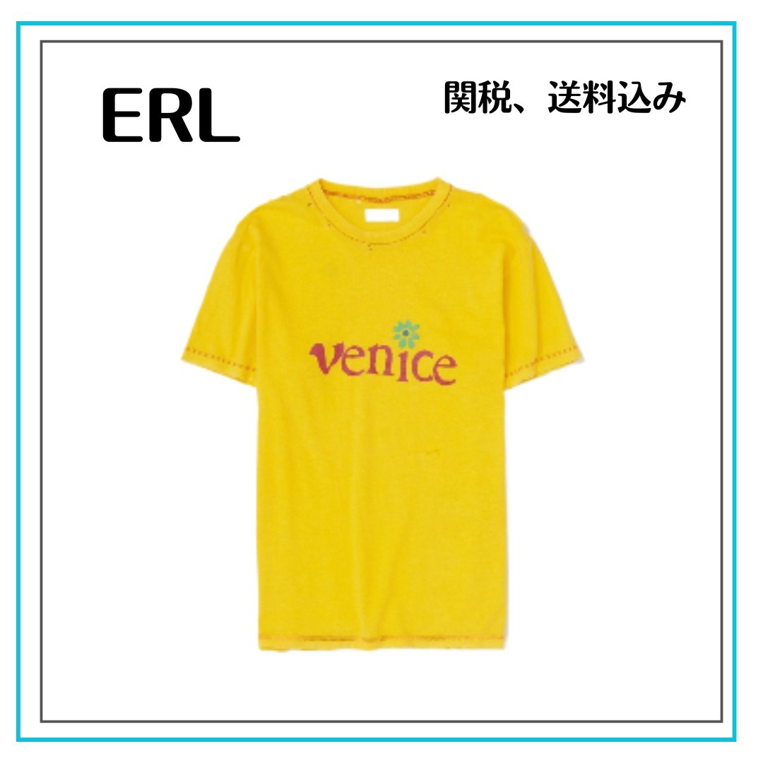【ERL】関税、送料込み ヴェネツィアTシャツ（イエロー）
