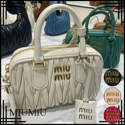 シルバー（銀色）系 MiuMiu(ミュウミュウ) ハンドバッグ