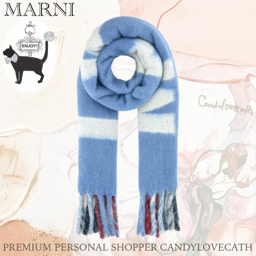 マフラー・ストール MARNI Embroidered Wool Blend Scarf