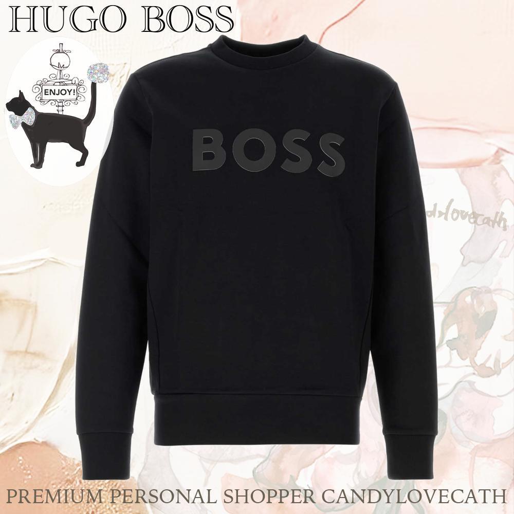 スウェット・トレーナー BOSS Black Stretch Cotton Sweatshirt