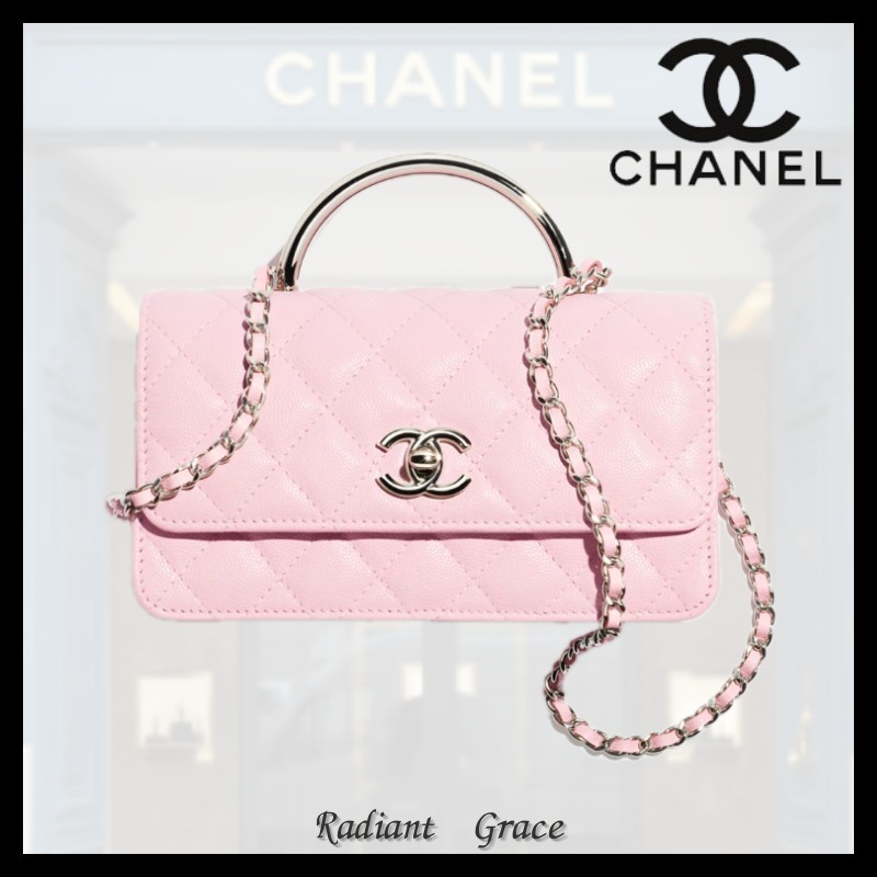 《上質な贅沢》CHANEL 25P チェーンクラッチ トップハンドル