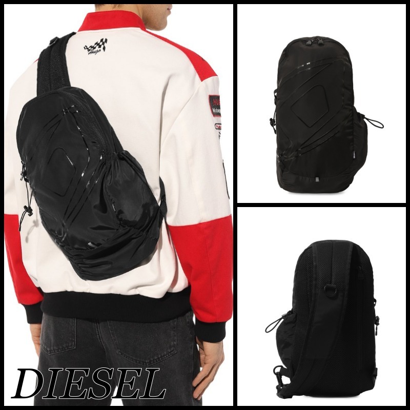 【関税込】◆DIESEL ディーゼル◆DRAPE Dロゴ ショルダーバッグ