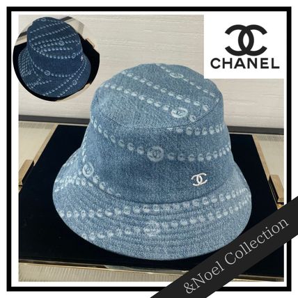 CHANEL♡ココビーチ♪バケット ハット♡ コーデの抜け感に♪】CHANEL ココビーチ バケットハット