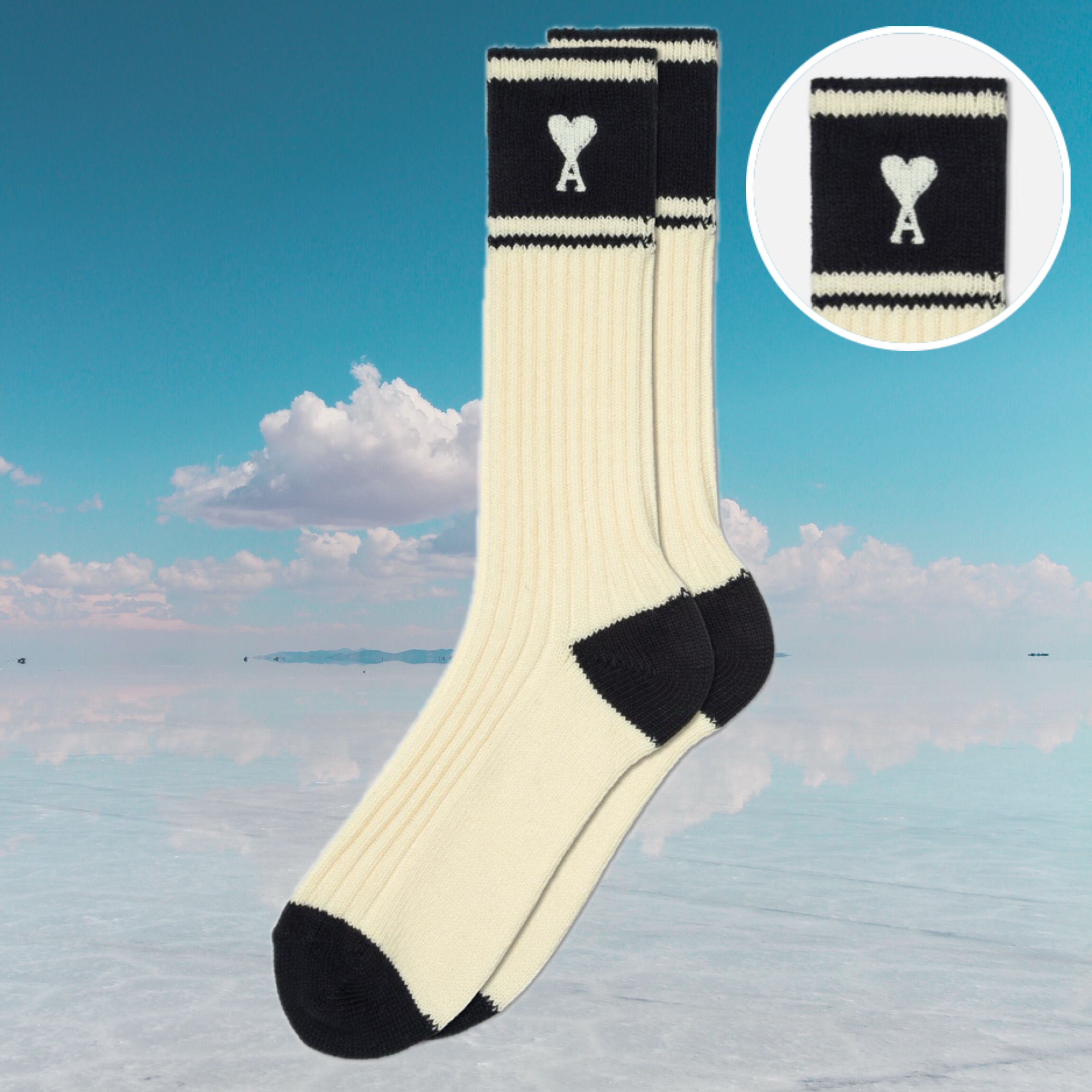 AMI Logo Socks★アミ ロゴ ソックス