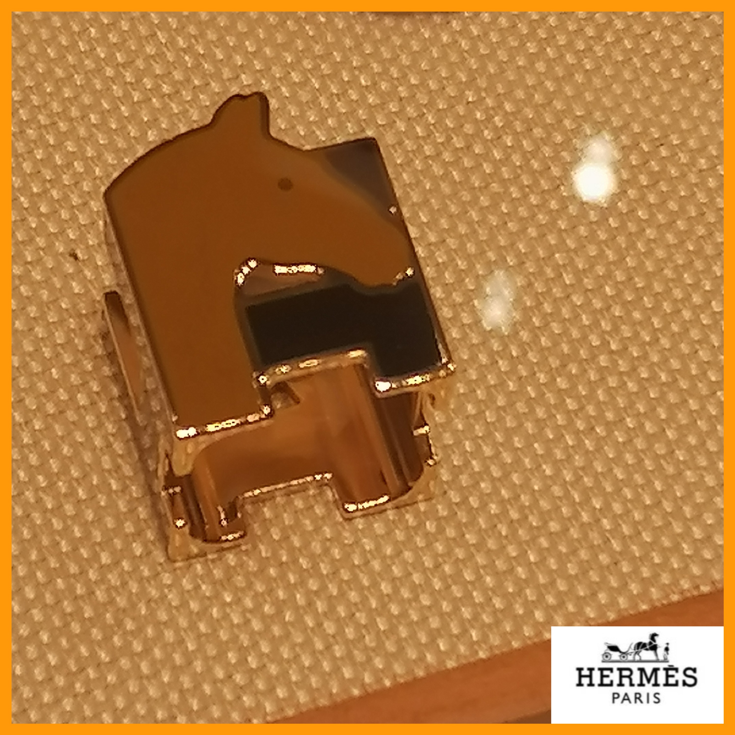 ◆HERMES◆ スカーフリング 《Hシュヴァル》