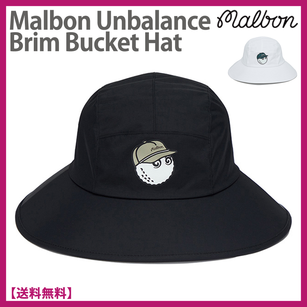 Malbon Golf★Unbalance Brim Bucket Hat★ひさしバケットハット