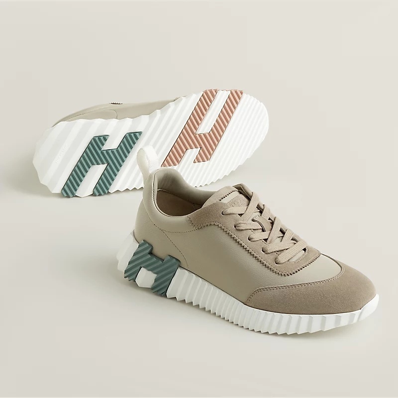 上品♪【HERMES】スニーカー 《バウンシング》ベージュエスキス