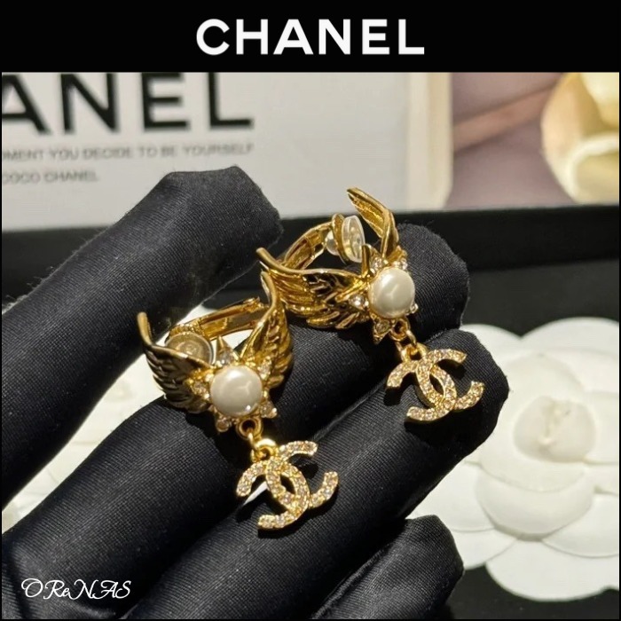 【どんなスタイルにも合う♪】CHANEL☆ABC658 CCロゴ イヤリング