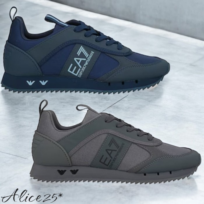 関税込 国内発送【EMPORIO ARMANI】EA7 スニーカー ロゴ