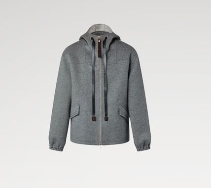 LOUIS VUITTON グレー レインコート 44