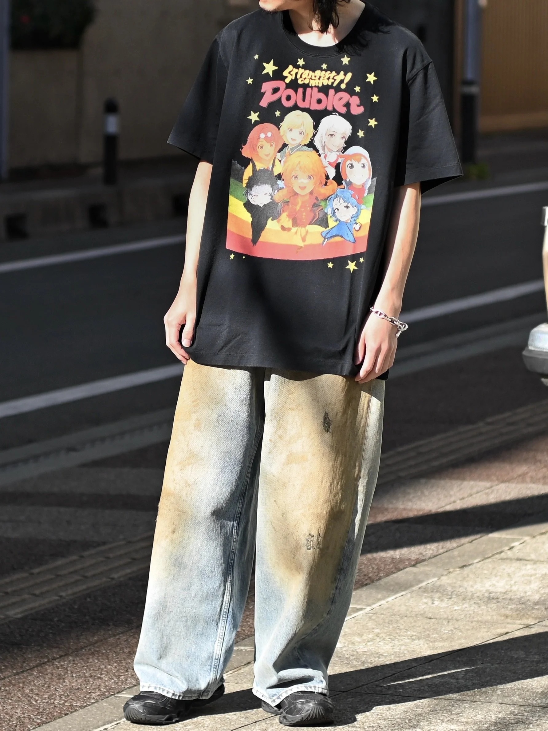 話題の【doublet】\"IDOL\" PRINT T-SHIRT