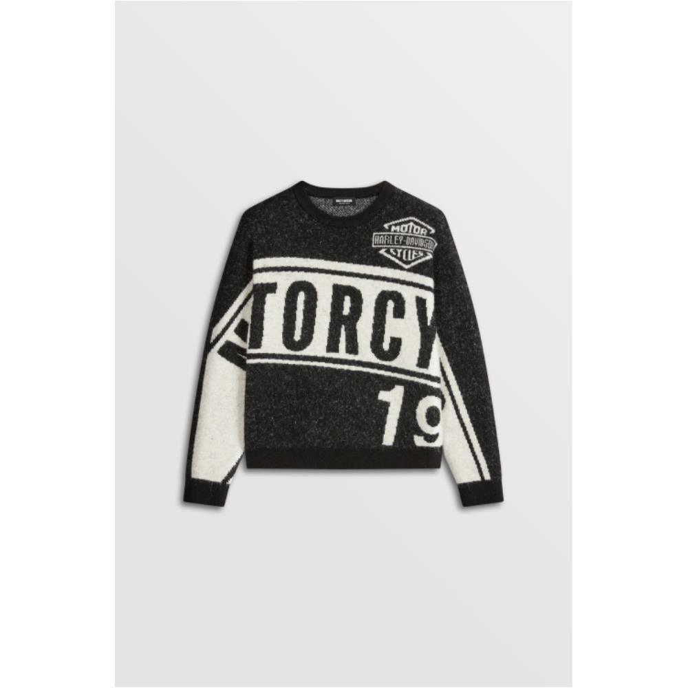 ◆Harley Davidson◆ Cloud Nine Jacquard Knit Black HH1431220