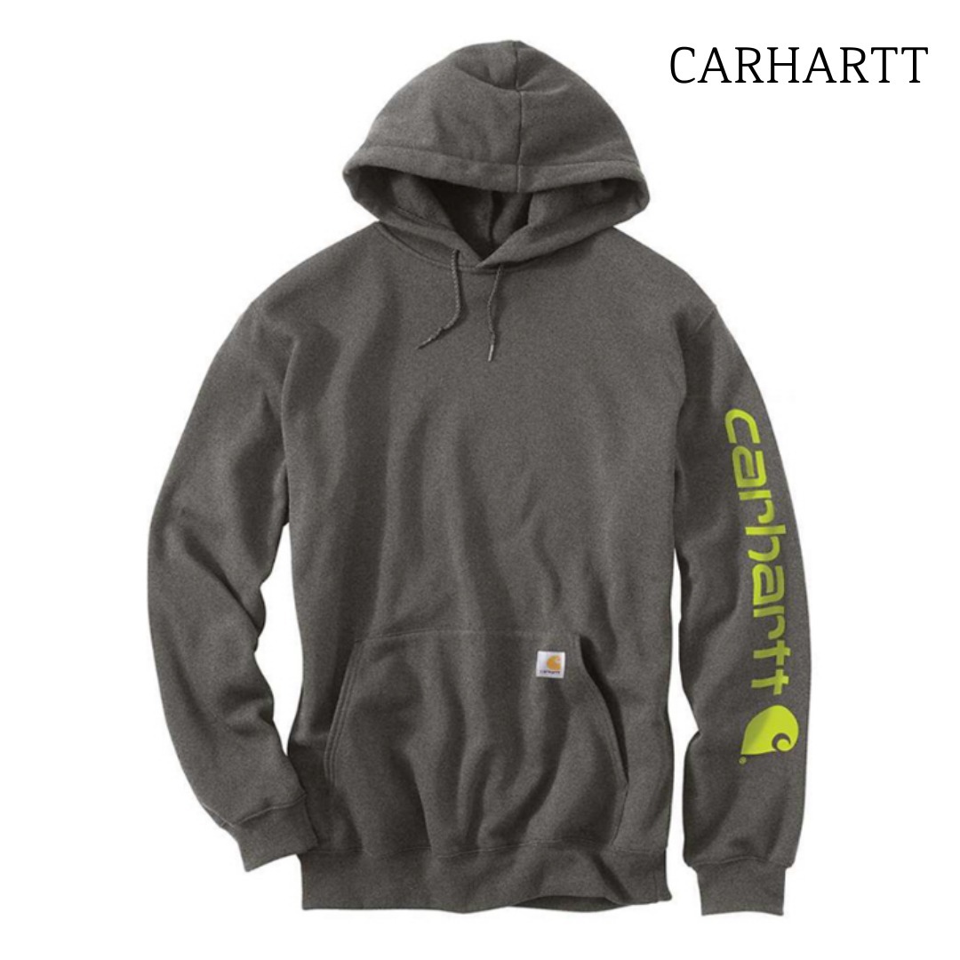【CARHARTT US 】Midweight フード付きLOGOスウェットシャツ