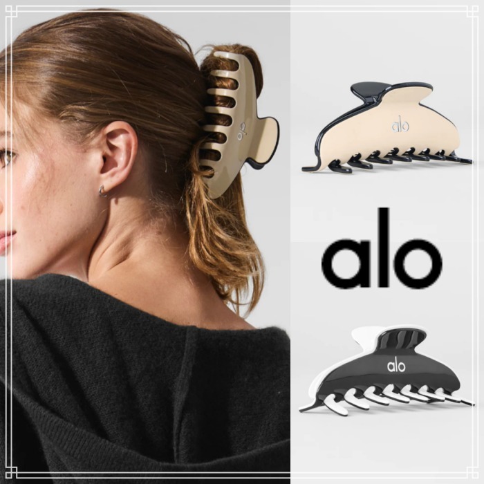 新製品情報も満載 Yoga】Outline ALO Claw 2色 ヘアクリップ ヘアアクセサリー