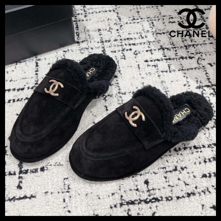 【サッと履ける♪モコモコ】CHANEL モカシン