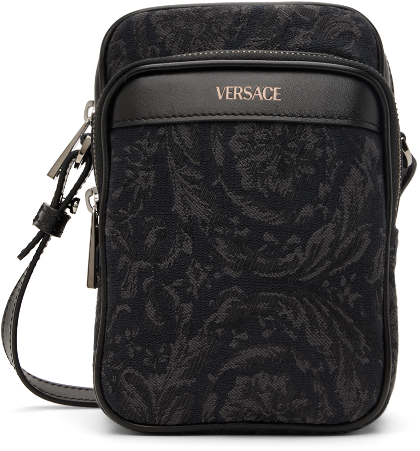 【関税込み】Versace ブラック Barocco Athena バッグ