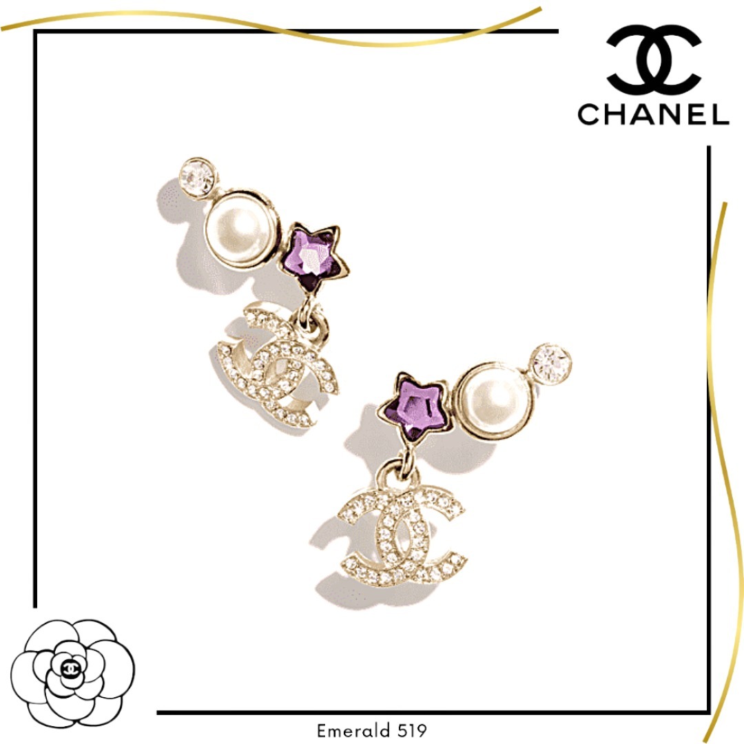 2025SS 最新作♡ CHANEL 星モチーフ ピアス