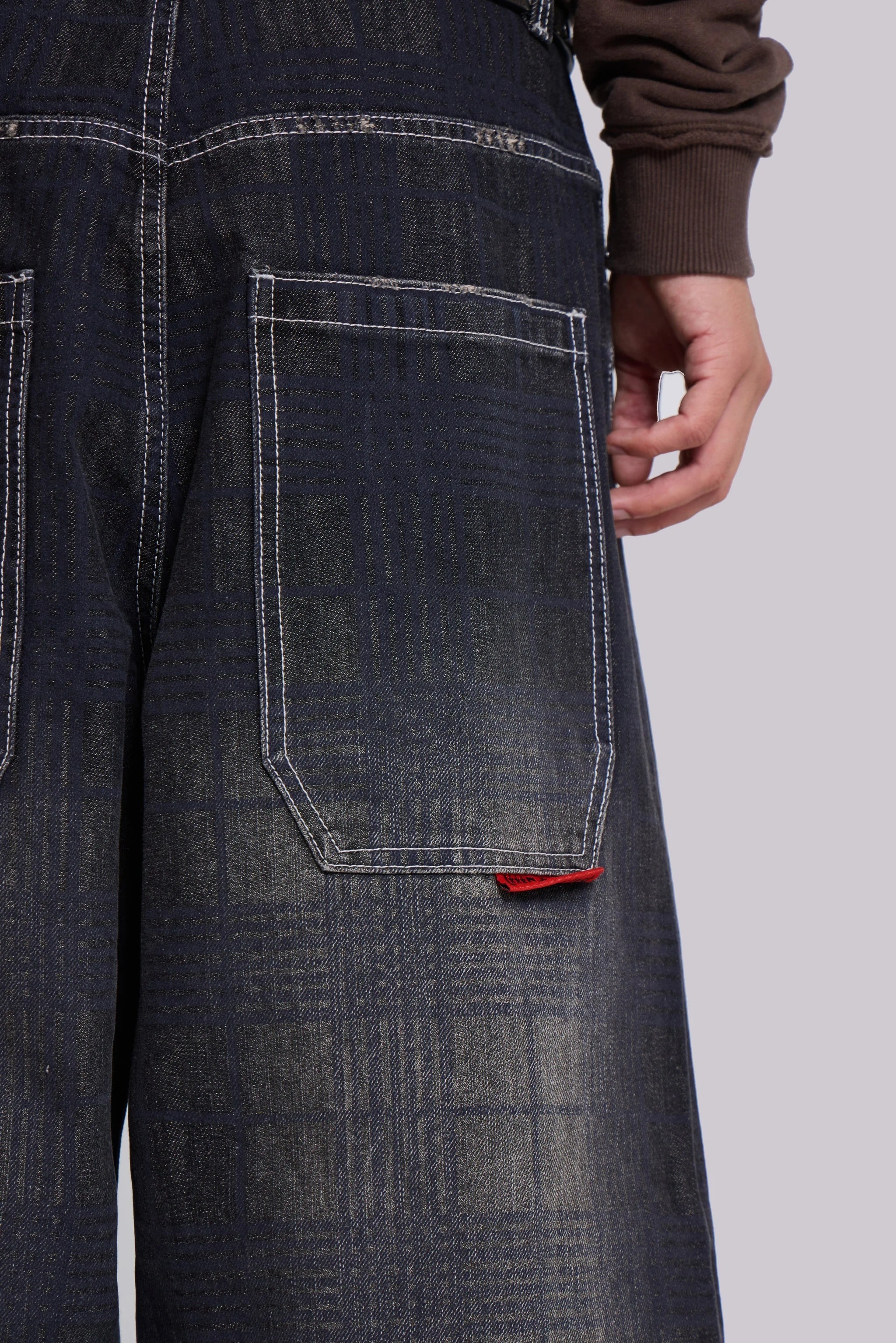 【JADED LONDON】チェック コロッサス カーペンター ジーンズ 人気【JADED LONDON】チェックXLコロッサスカーペンタージーンズ