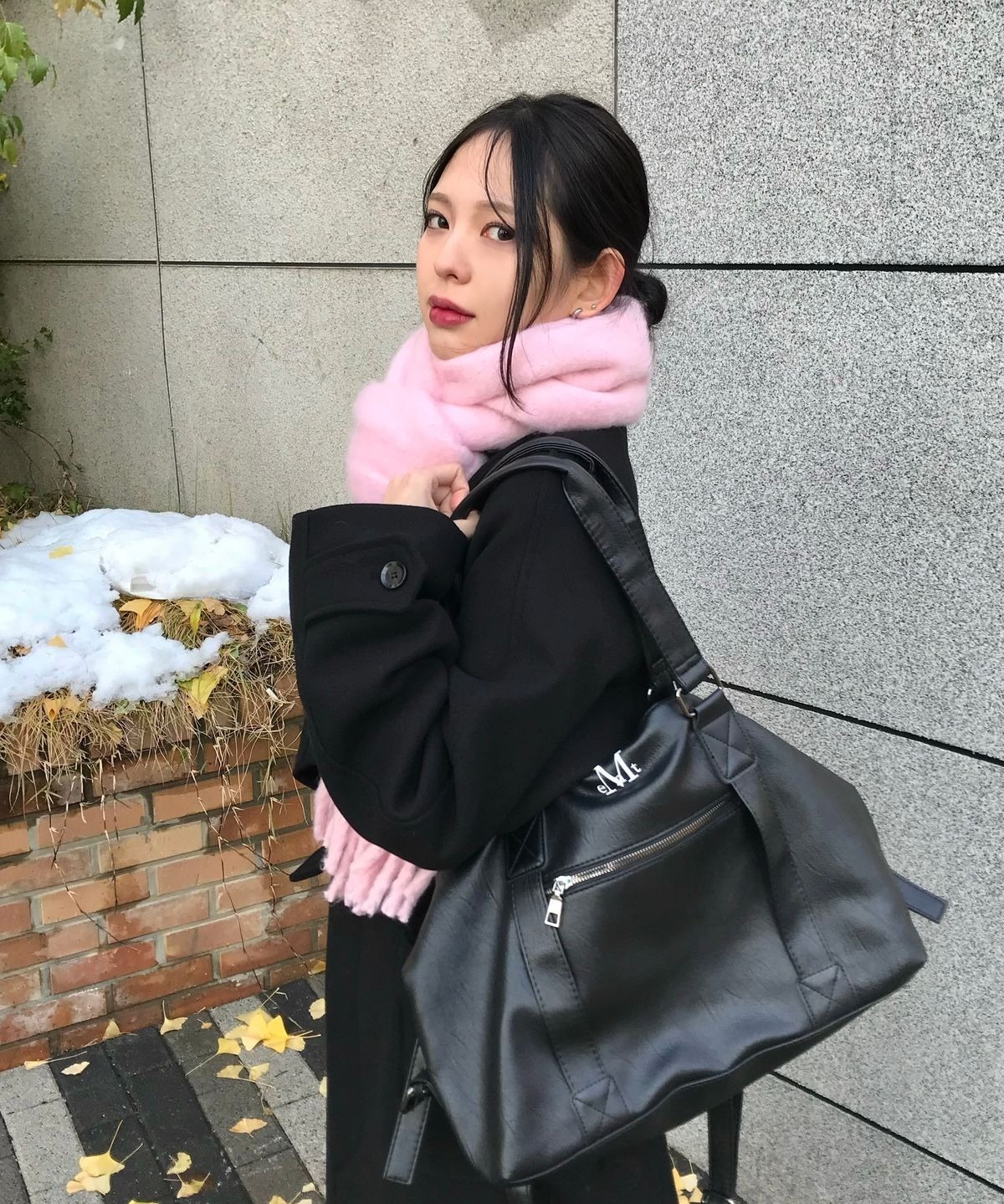 MUCENT】Prime Linkle Leather Tote Bag (MUCENT/ショルダー
