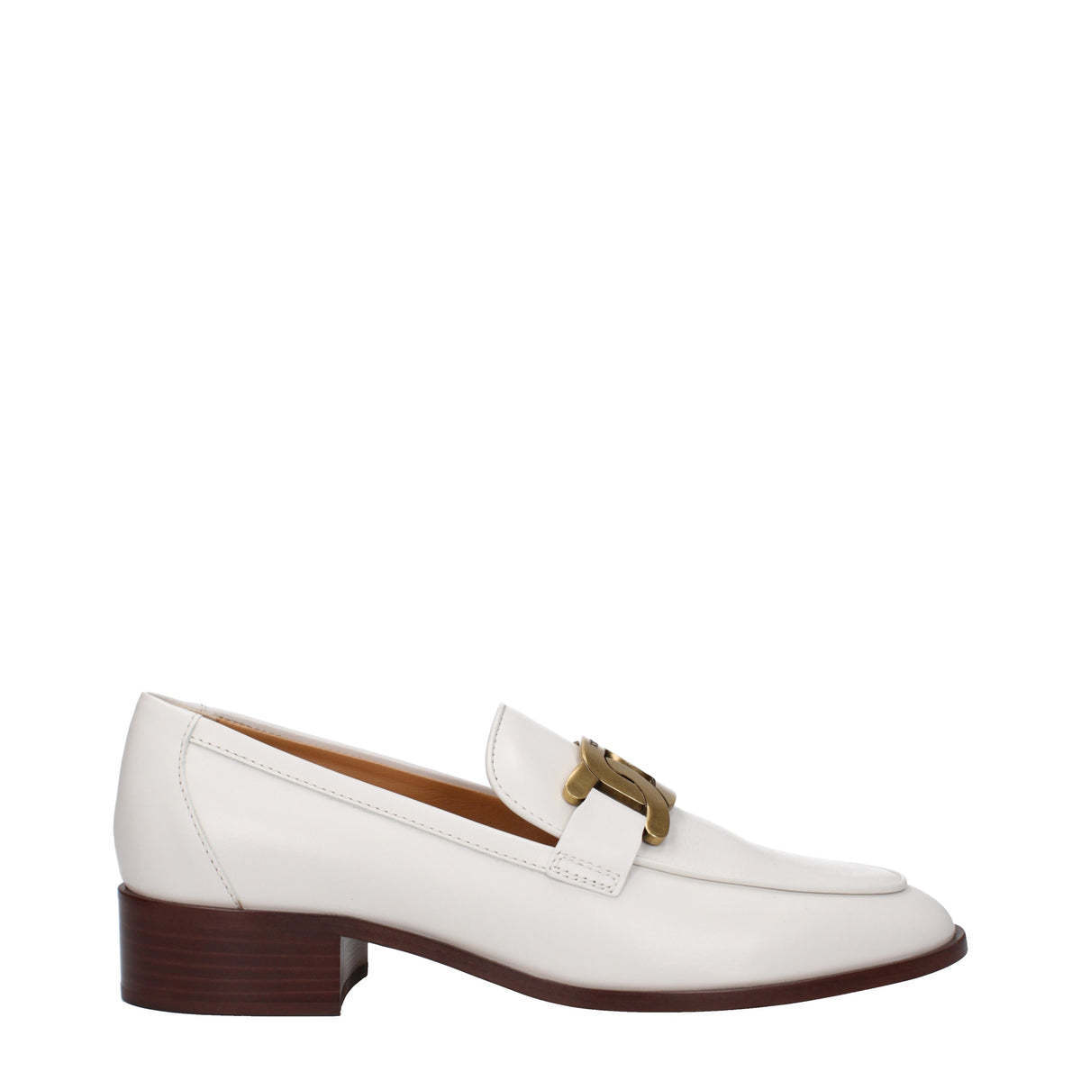 ローファー・オックスフォード TOD'S Tod's Loafers Women Leather Gray/Ice