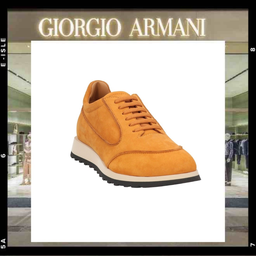 希少【GIORGIO ARMANI】ローカットスニーカー