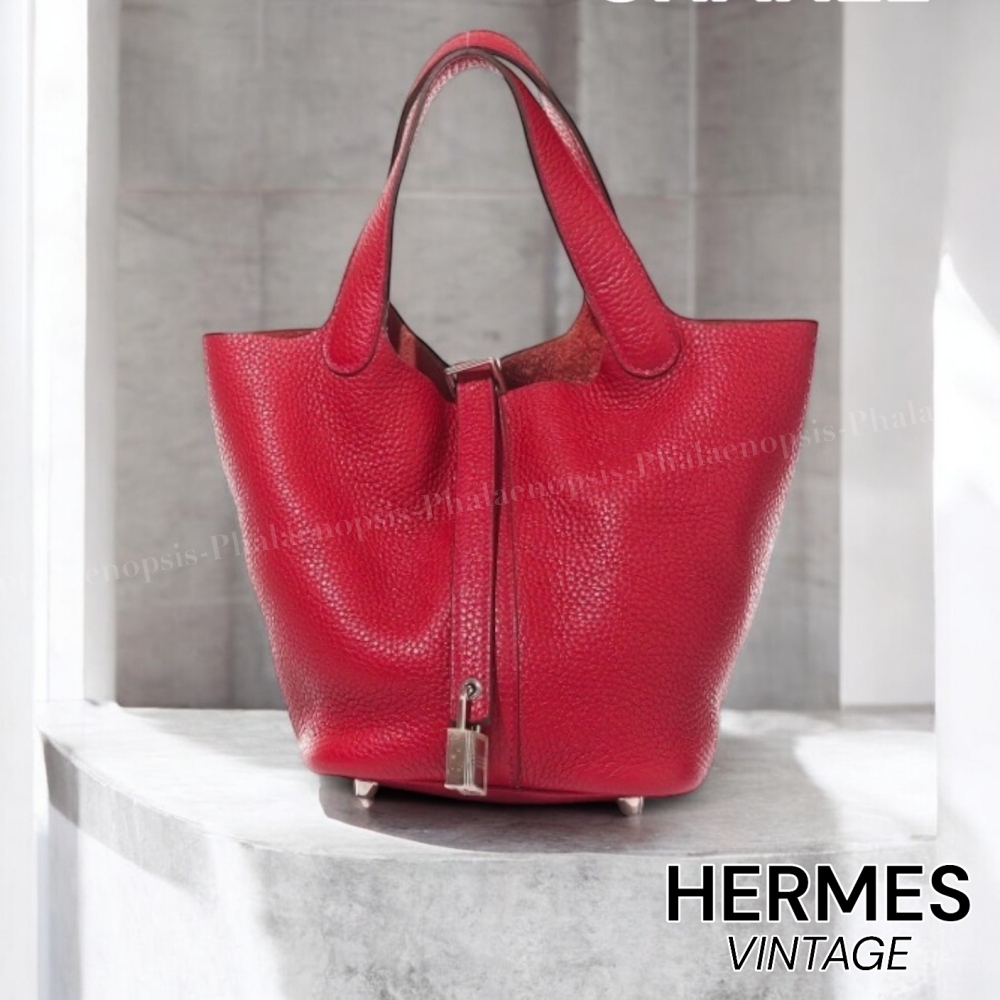 VINTAGE●HERMES●ピコタンロック 18 バッグ