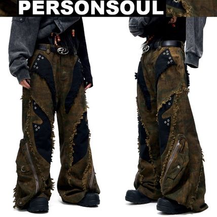 PERSONSOUL*日本未*ストラップ/タクティカル ワイド/ジーンズ ワイド PERSONSOUL(パーソンソウル) デニム・ジーパン(メンズ