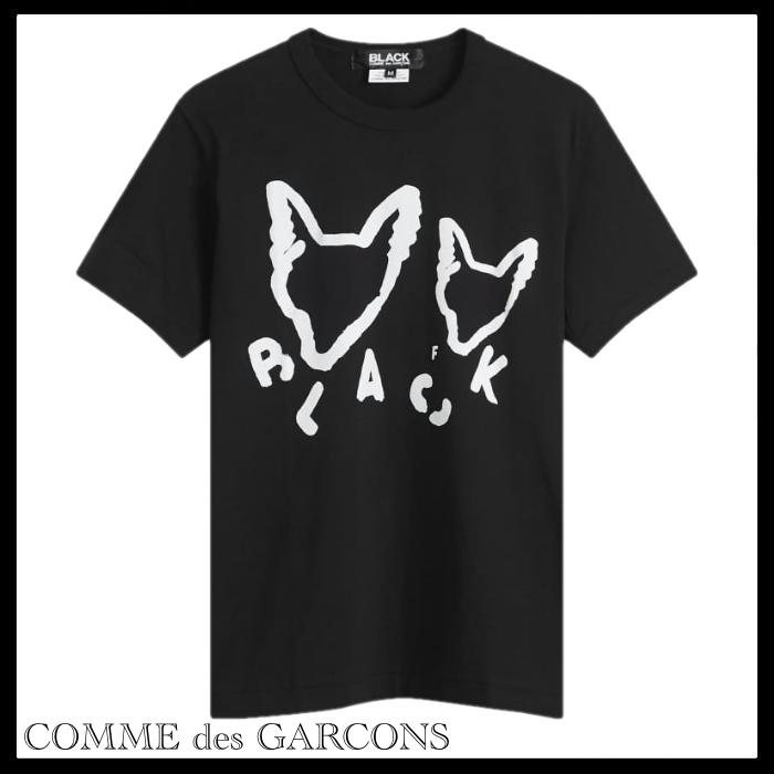 COMME des GARCONS BLACK x FILIP PAGWSKI 関税込 Fox T-Shirt