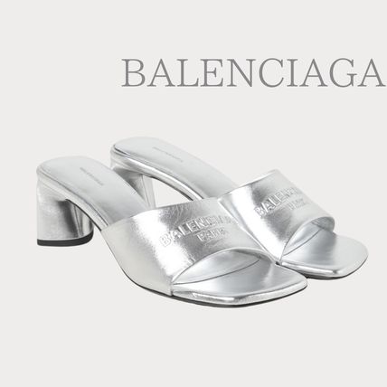 BALENCIAGA 24SS サンダル・ミュール シルバー系 シルバー(銀色)系 BALENCIAGA(バレンシアガ) サンダル