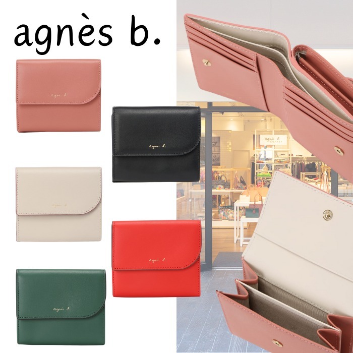 新作♡アニエスベー XAW01−01 ウォレット 2つ折り 財布