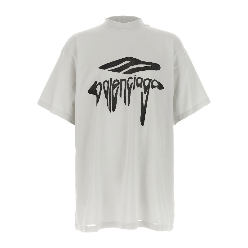 Tシャツ・カットソー BALENCIAGA SS25 '3B Liquefied' T-shirt (787349TRVS8 9081)