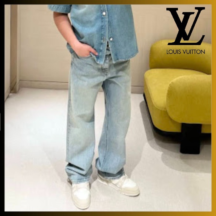 【日本製生地/ゆったり使い勝手抜群】Louis Vuittonデニムパンツ