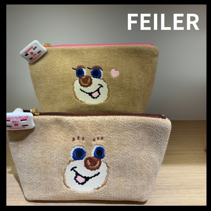 すぐ届く★『LOVERARY BY FEILER』ドアップテディ コスメポーチ