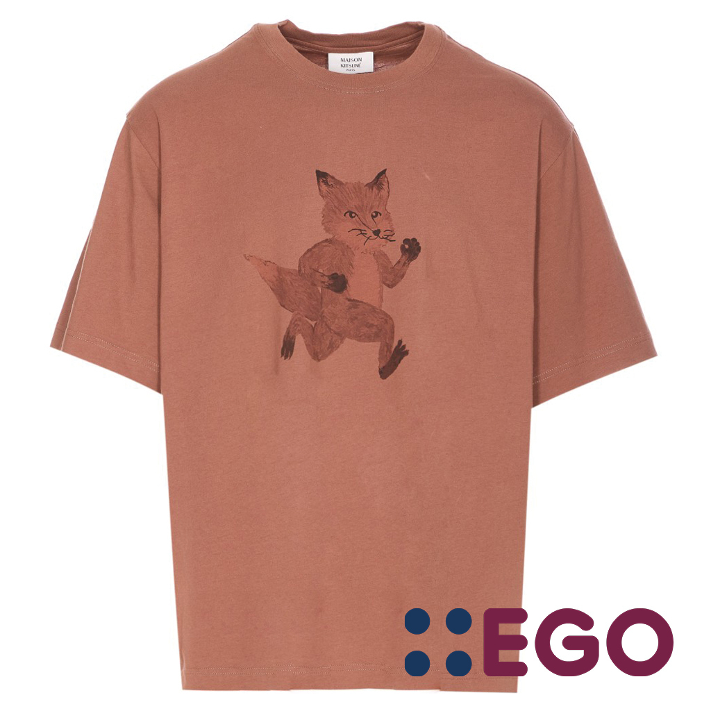 Tシャツ・カットソー SPEEDY FOX PRINT OVERSIZE T