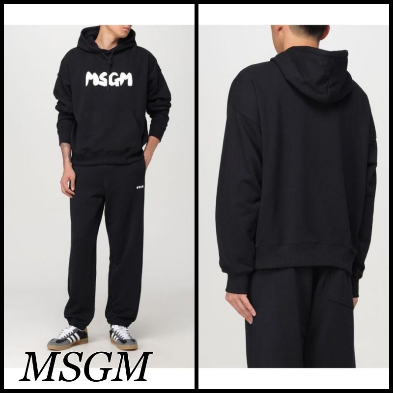 【関税込】◆MSGM エムエスジーエム◆ロゴ プリント パーカー