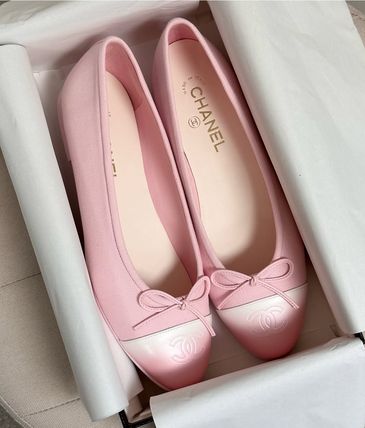 【シャネル】 バレエフラット シューズ ヒールの高さ 15ｍｍ バレエ 25.5cm CHANEL(シャネル) フラットシューズ(レディース
