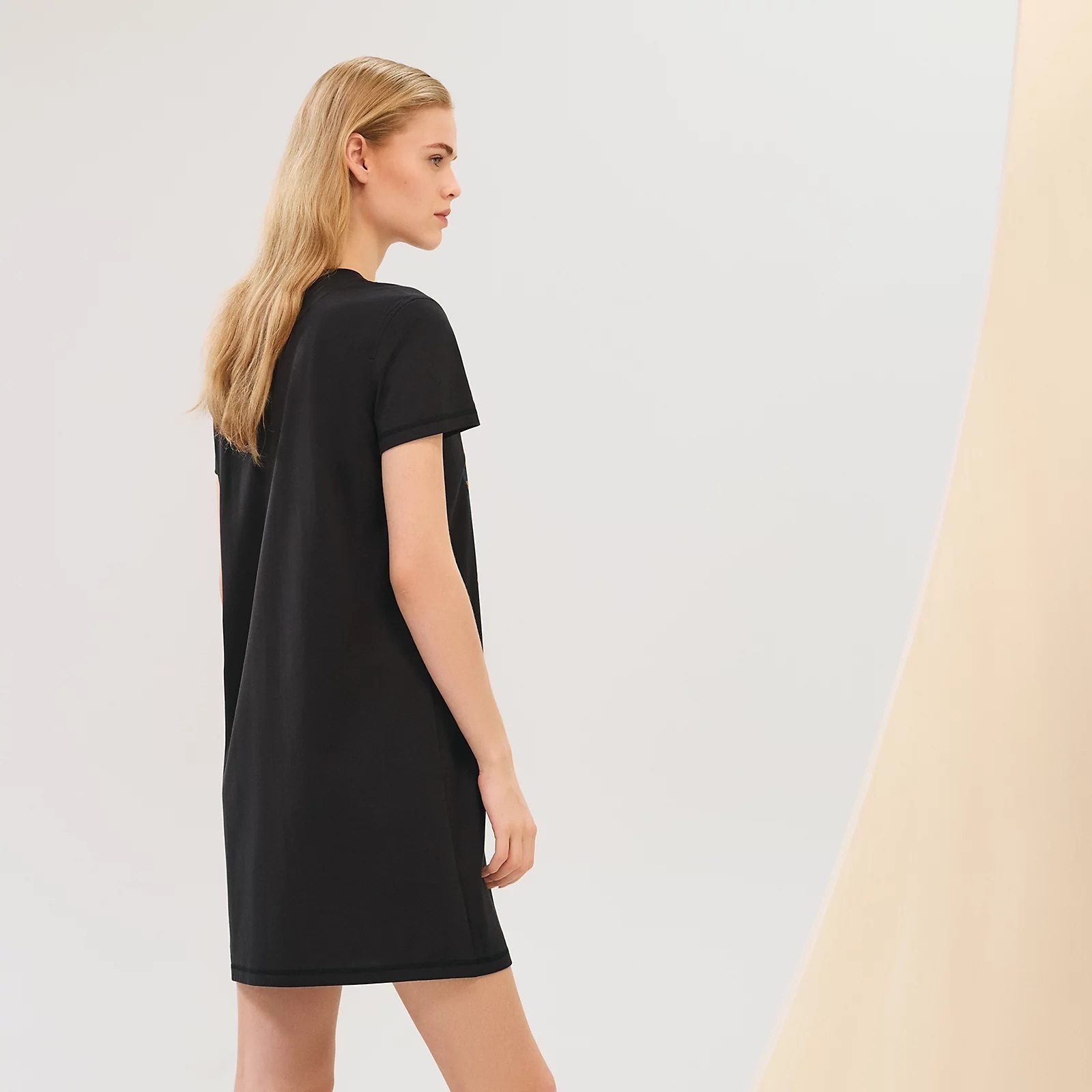 品あるカジュアル【HERMES】ドレス《カルトゥッシュ》Bleu Noir