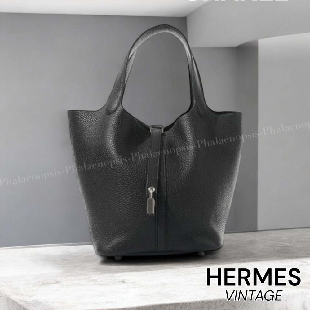 VINTAGE●HERMES●ピコタンロック 22 バッグ クレマンス