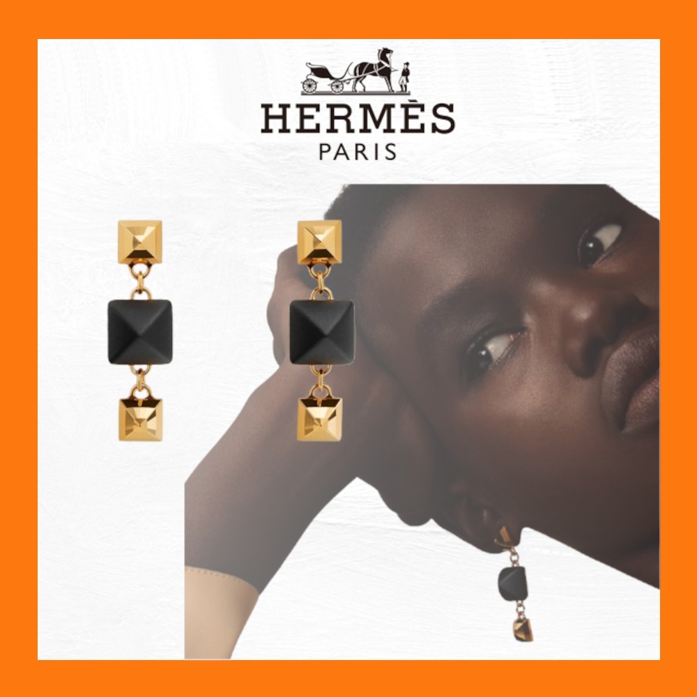 【新作】HERMES Boucles d'oreilles Disco Faubourg ピアス