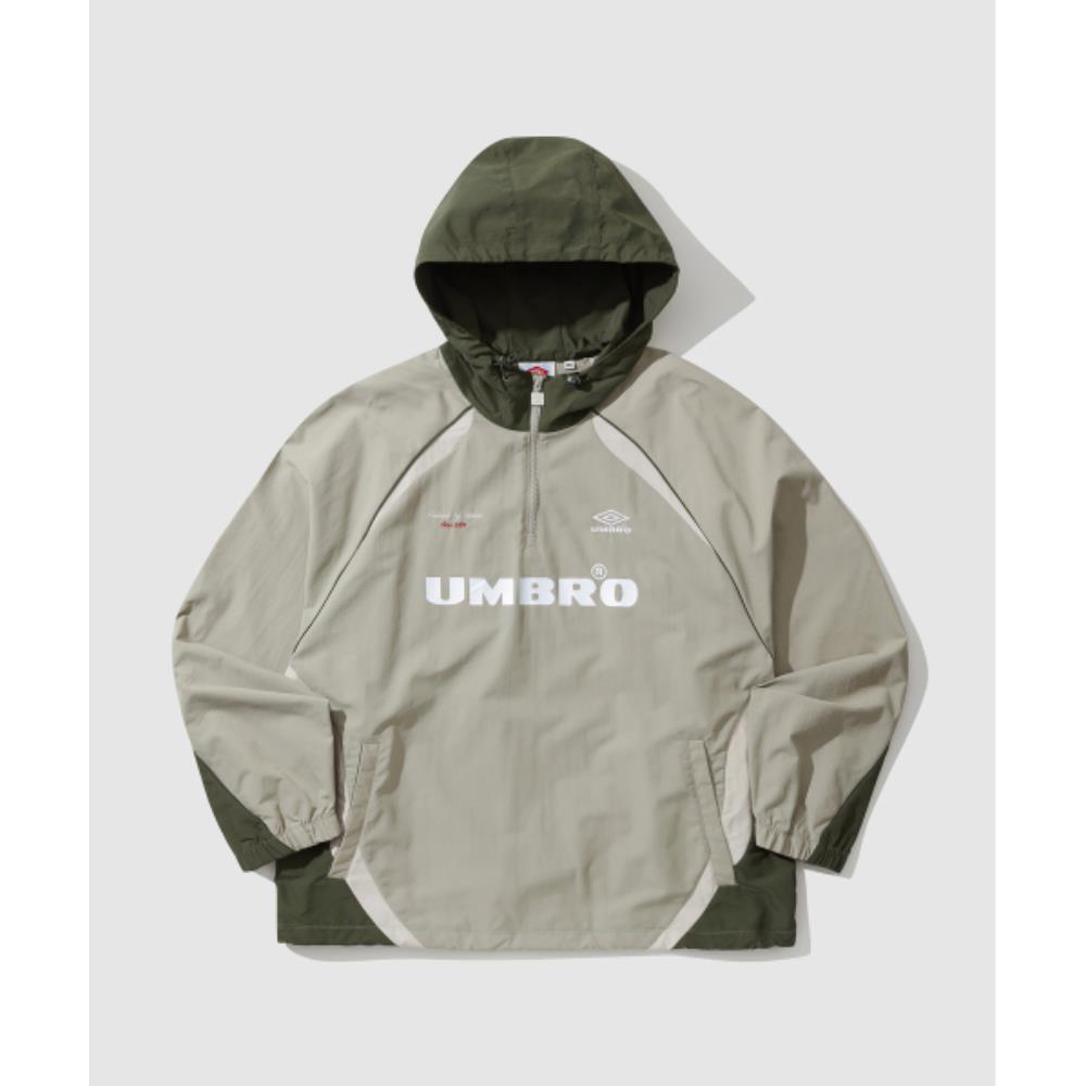 ◆UMBRO◆ HBL CELEB Hood Warm-up Anorak Beige UP123CWT22 UP1