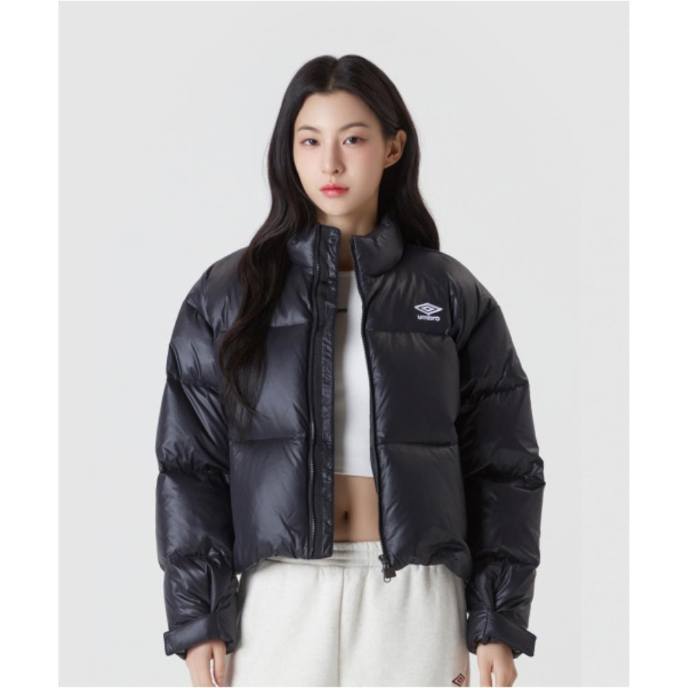 ◆UMBRO◆ Women's Neo Flight Crop Down Jacket Glossy Black U
