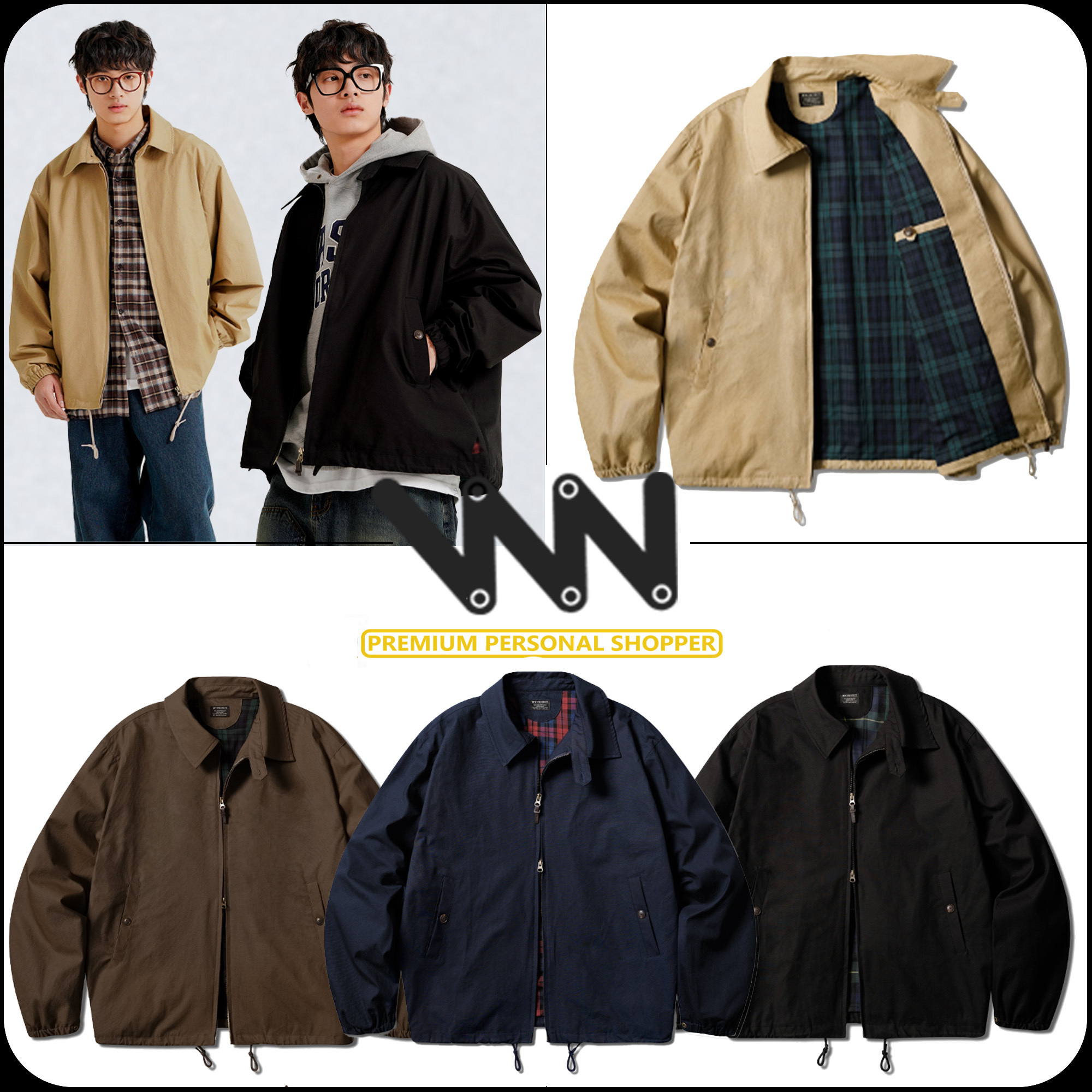 [WV PROJECT]★25SS★韓国人気★DUFF OXFORD COTTON JACKET
